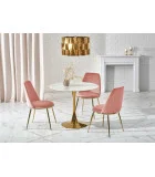 ROUND TABLE CASEMIRO, TOP - WHITE MARMUR, LEGS - GOLD order